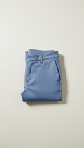 Steel Blue Slim-Fit Trousers