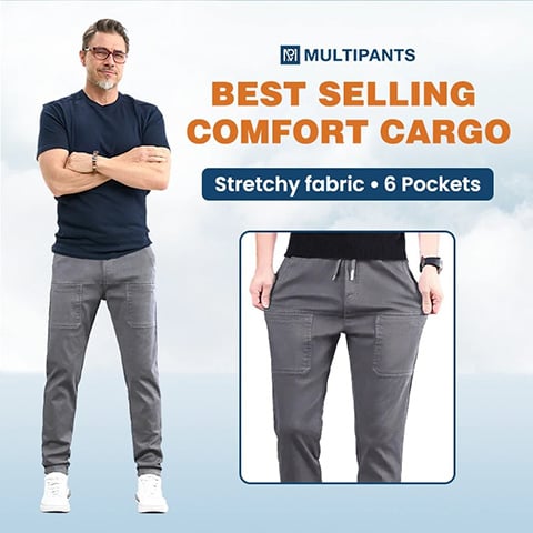 🎁Hot Sale 🏆High Stretch Multi-pocket Durable Cargo Pants